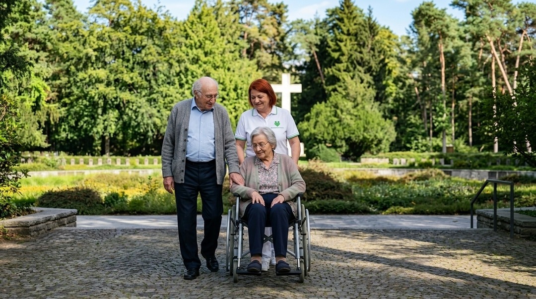 Ambulanter Pflegedienst in Darmstadt-West bei der Betreuung von Seniorinnen und Senioren zu Hause